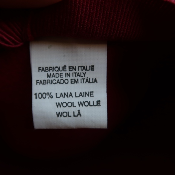 Red Wool Bowler Hat - Picture 4 of 4